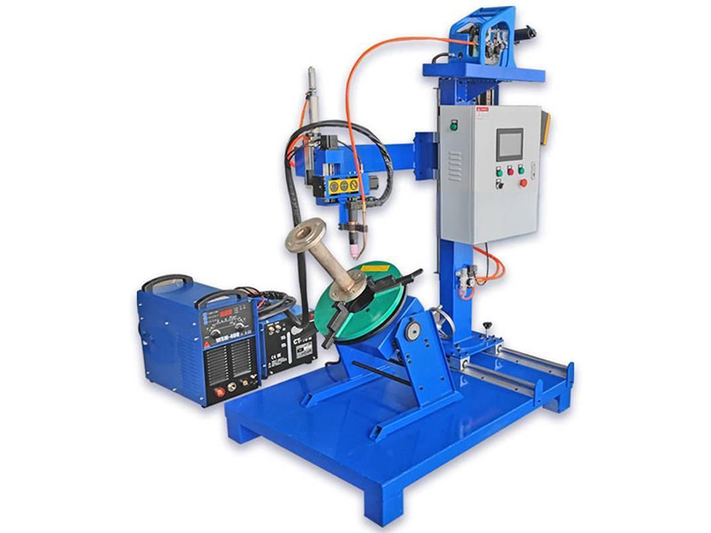 Pipe flange automatic welding machine
